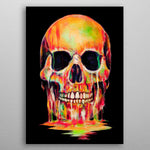 Dye Out - Skull Drip With Colors