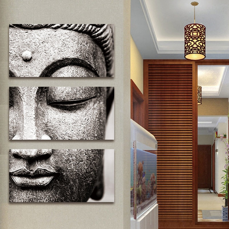 Modern Large Buddha Style Wall Art Print - Nice & Cool