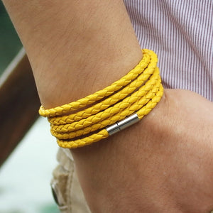 Leather Wrapped Bracelets (10 colors) - Nice & Cool