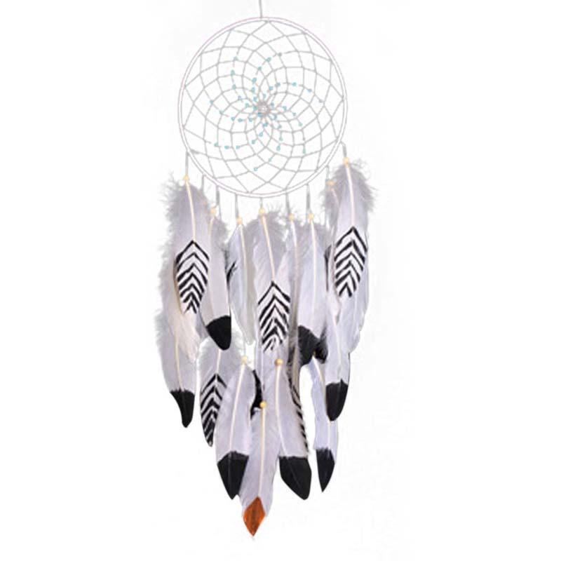 Black & White Feathers Dreamcatcher - Nice & Cool