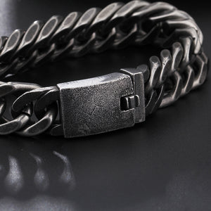 Stainless Steel Thick Chain Men's Bracelet - Nice & Cool